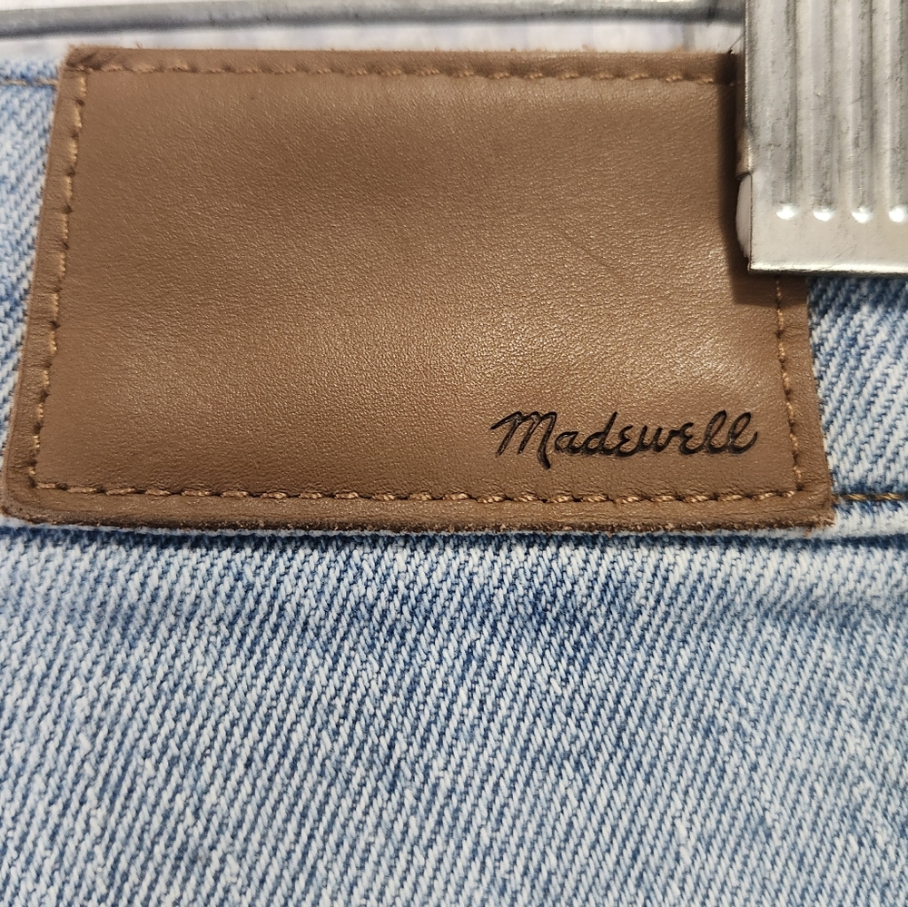 MADEWELL The Perfect Vintage Crop Jean Size 25 Light Wash Frayed Hem - Picture 11 of 13